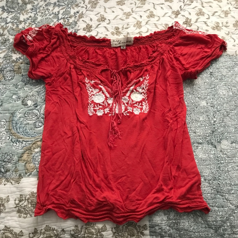 Vintage Havana embroidery top